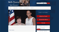 Desktop Screenshot of bethpearce.com